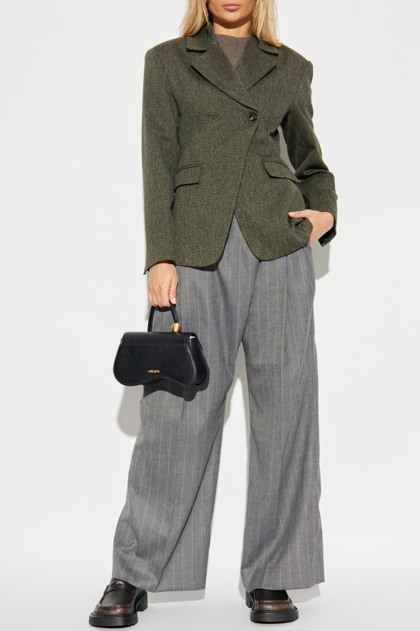 Ganni Striped pattern trousers