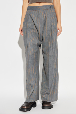 Ganni Striped pattern trousers