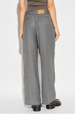 Ganni Striped pattern trousers