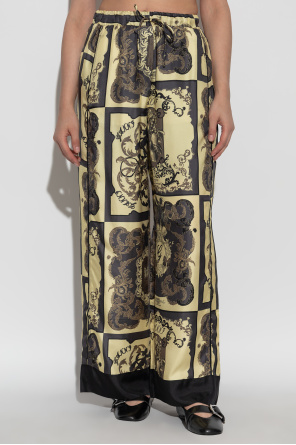 Ganni Seidenhosen vom Typ Culotte