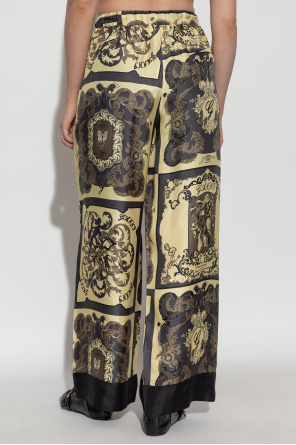 Ganni Seidenhosen vom Typ Culotte