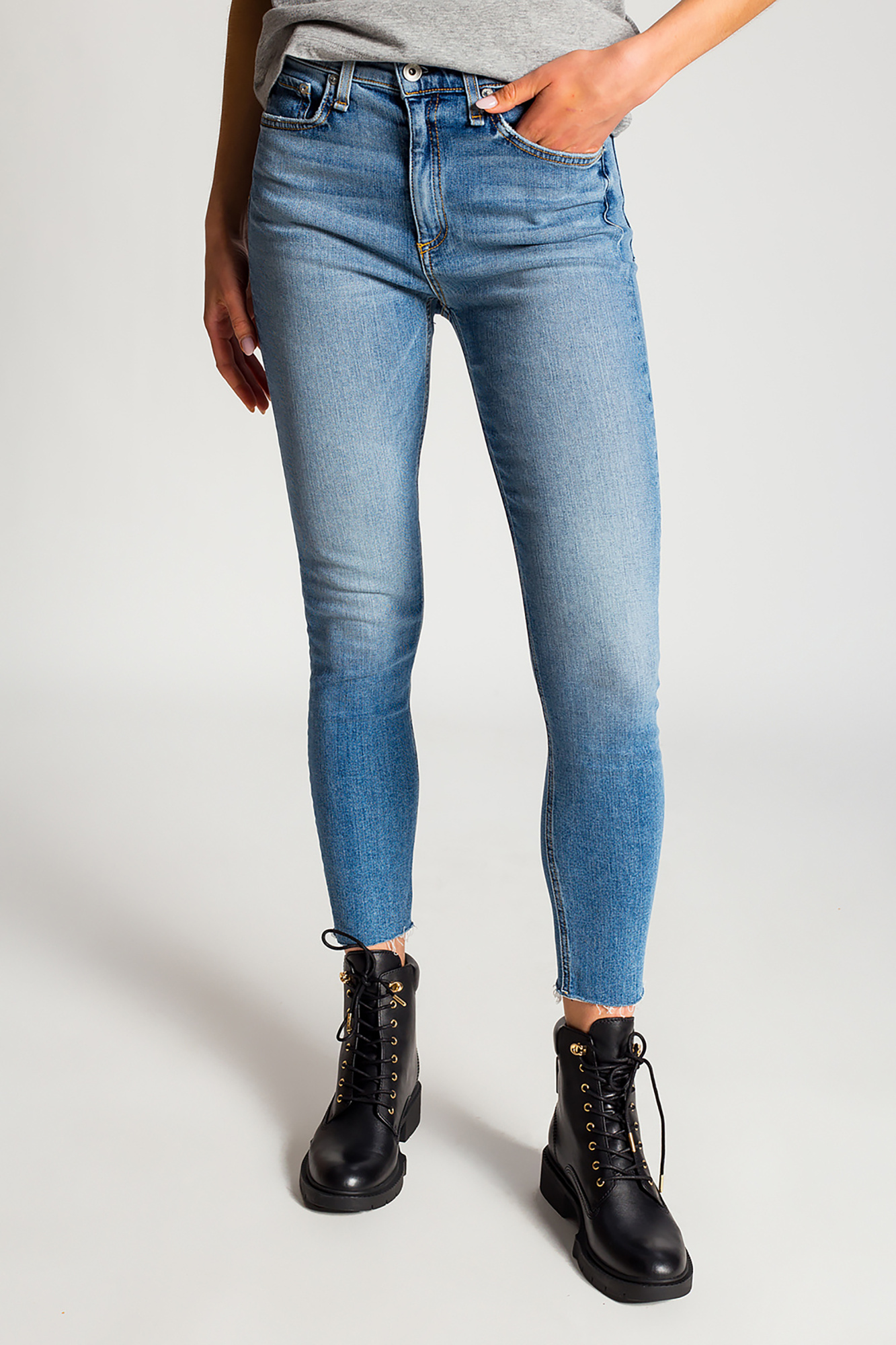 Rag & Bone  High-waisted skinny jeans