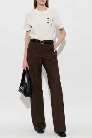 Calças de lã vincadas od Paul Smith