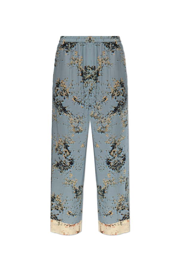 Loose-fit trousers with stitching on the legs od Paul Smith