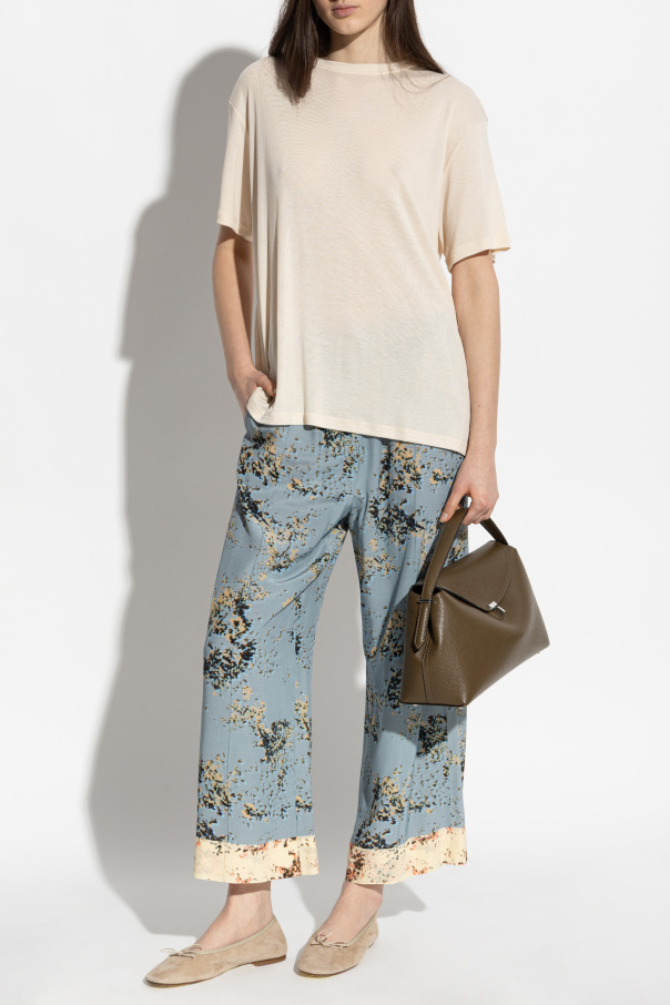 Paul Smith Pantalones de corte holgado con pespunte en las perneras