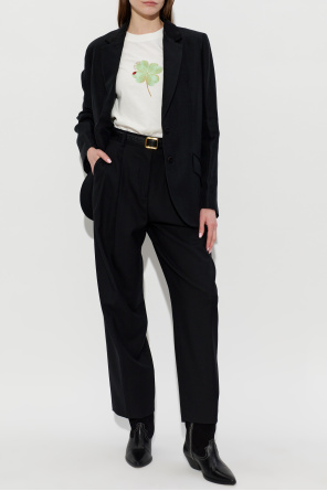 Calças de lã vincadas od Paul Smith