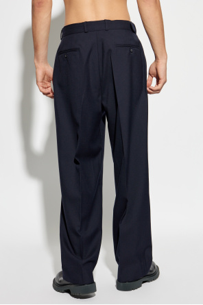 Officine Generale Wool Trousers with Crease