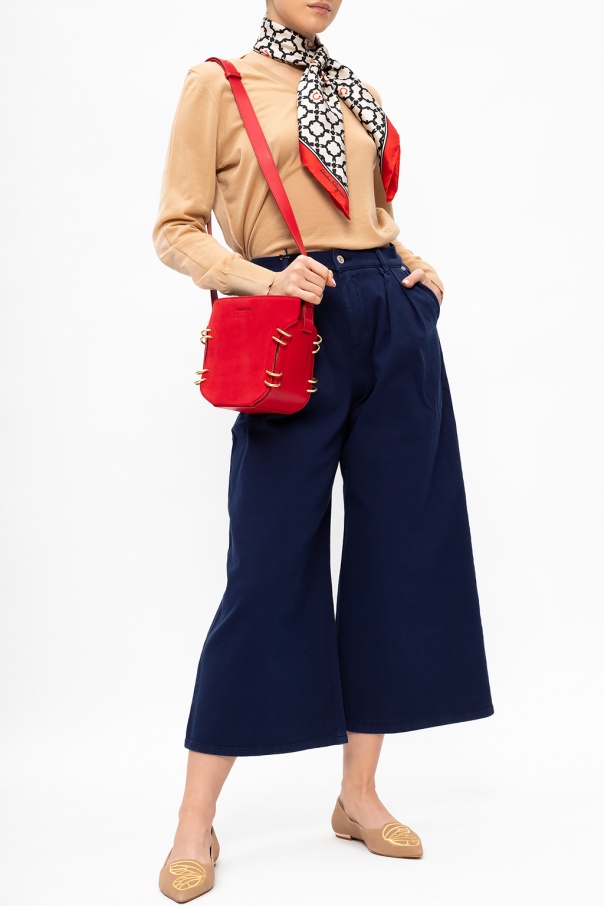 Monsoon Blue Hooded Dress Wide-legged trousers