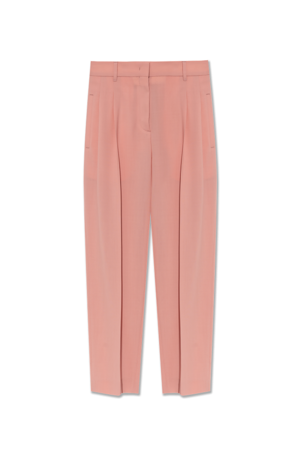 PS Paul Smith Wool pleat-front trousers
