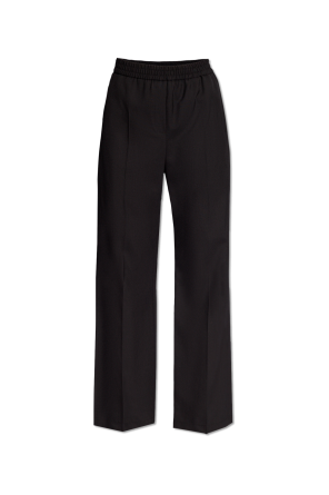 Pleat-front trousers od Printed Snake Black Cotton T-shirt Boy Marcelo Burlon Kids