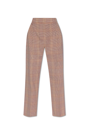 Checked trousers