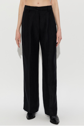 PS Paul Smith Spodnie z łączonych materiałów