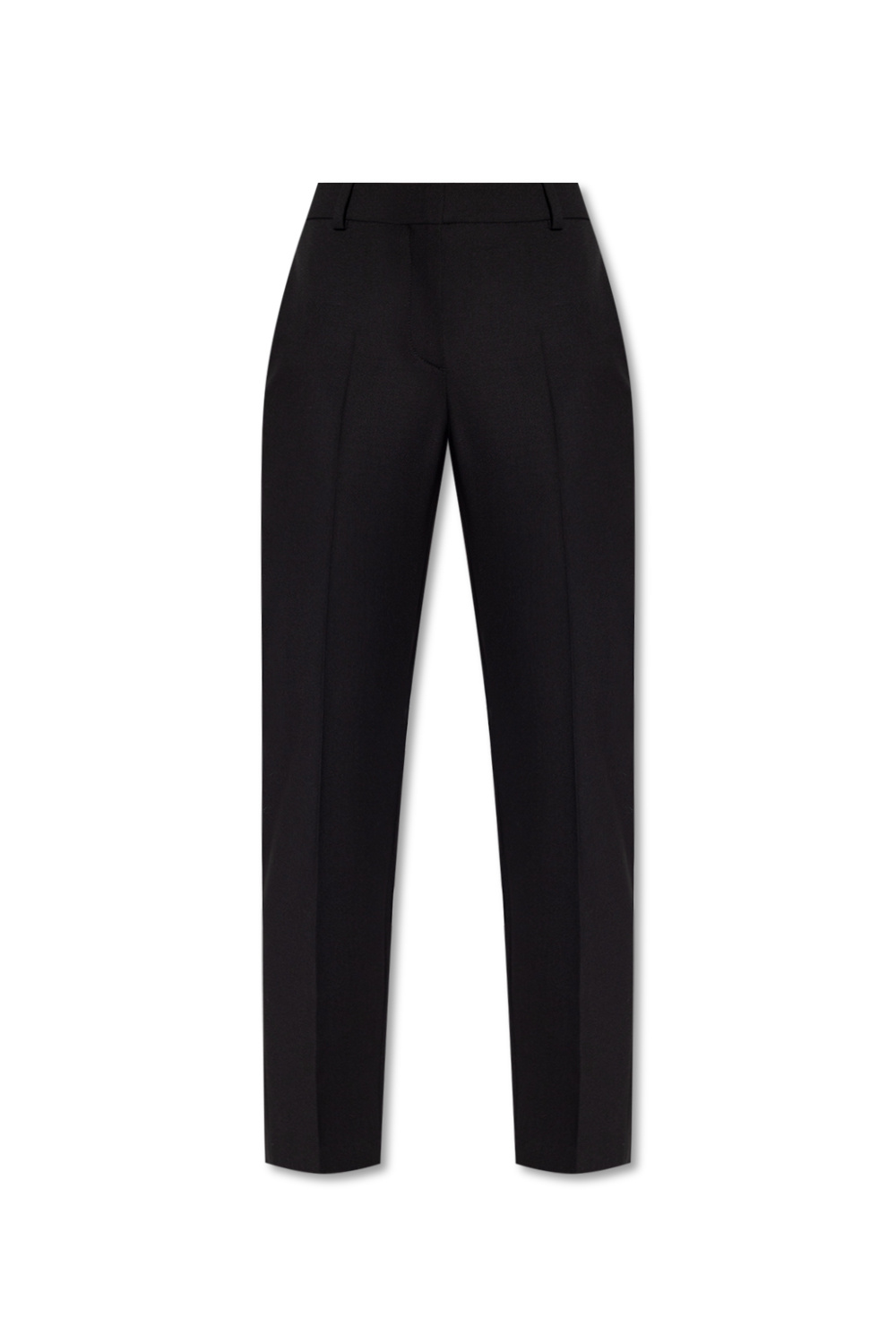 Ruched Leg And Bum Split Hem Leggings Pleat-front trousers