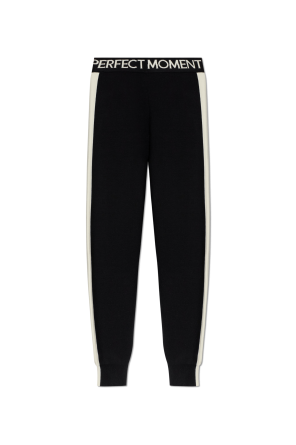 Pantalones de lana con logo