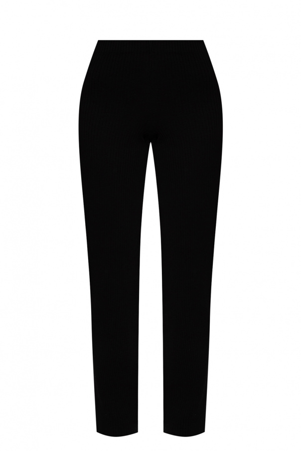 Alexander McQueen High-rise cropped denim jeans - Black Ribbed trousers  Cotton Citizen - GenesinlifeShops LC