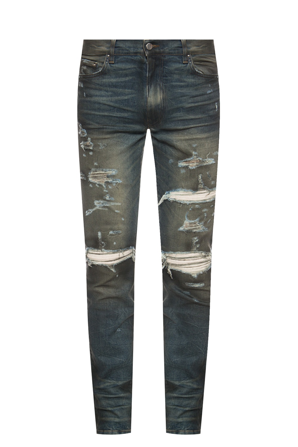 Amiri Jeans with rips | IetpShops | Men's Clothing | Calça Jeans Colcci Fun