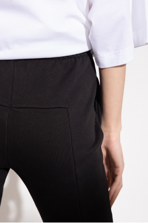 VETEMENTS COLLUSION high waist mini shorts in charcoal acid wash