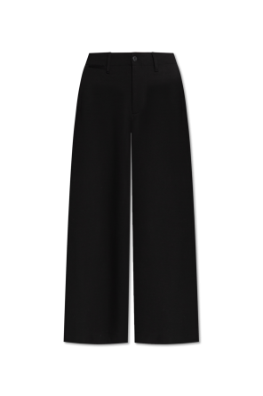 Trousers with wide legs