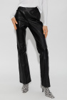 Rag & Bone BLACK Leather trousers