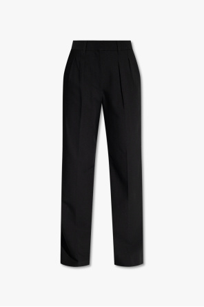 Pleat-front trousers od Blue 37 clothing office-accessories 