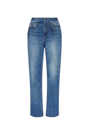 Jeans with straight legs