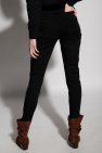 Simonetta panelled velvet shorts  High-waisted jeans
