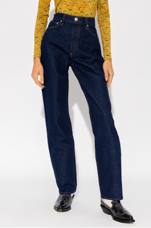 TOM FORD light-wash slim-cut jeans  High-rise jeans
