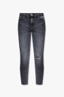 Topman organic cotton stretch slim jeans in washed black