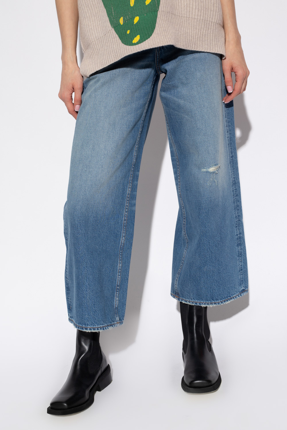 Rag & Bone  pt01 blue mid-rise jeans