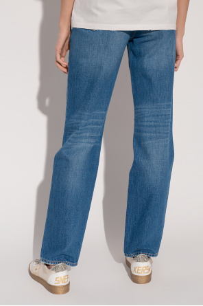 Moschino Kids Teddy Bear chain-print leggings  Straight leg jeans