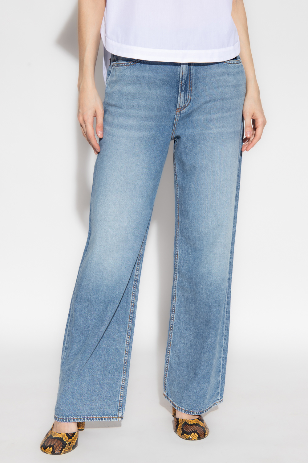 Rag & Bone  ‘Audrey’ wide leg jeans