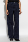 Rag & Bone NAVY BLUE Wide-leg jeans