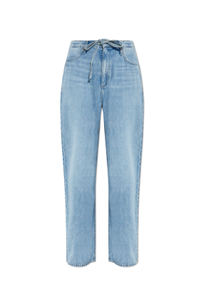 Jeans with wide legs