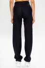 VETEMENTS NAVY BLUE Striped trousers