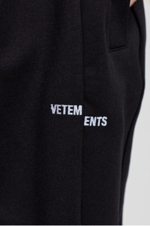 VETEMENTS Pantalones de chándal con logo