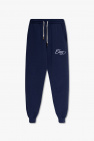 Casablanca NAVY BLUE Sweatpants with logo