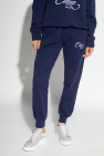 Casablanca NAVY BLUE Sweatpants with logo