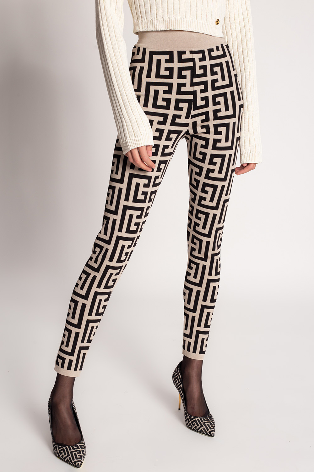 Balmain Patterned trousers