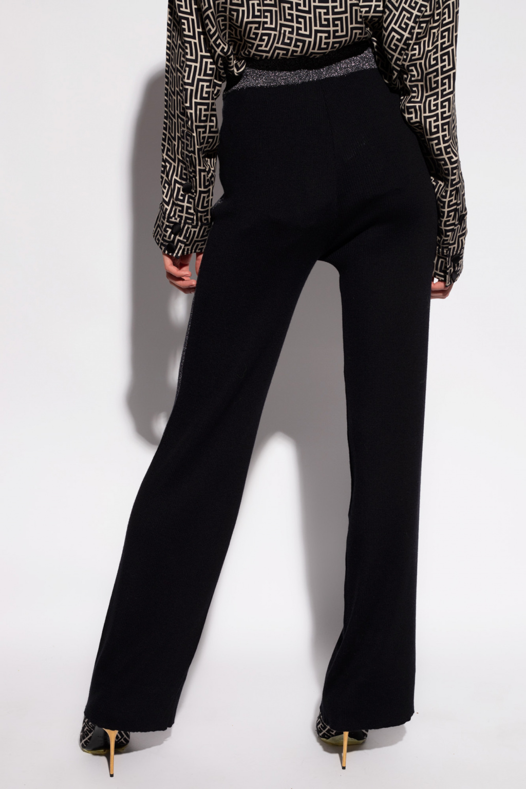 Balmain trousers swim with lurex yarn