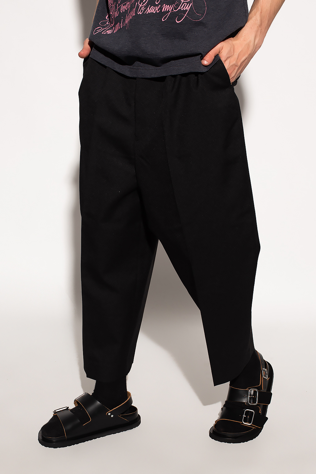 front trousers | Connection smart pants in skinny fit | Men's - IetpShops - Junya Watanabe Comme des Garçons