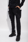 Balmain borg trousers with multiple pockets