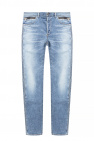 balmain sock Biker jeans