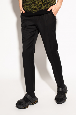 Balmain Pleat-front Weijl trousers