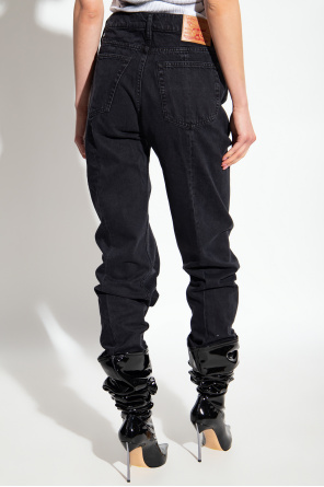Y Project contrasting logo print track pants