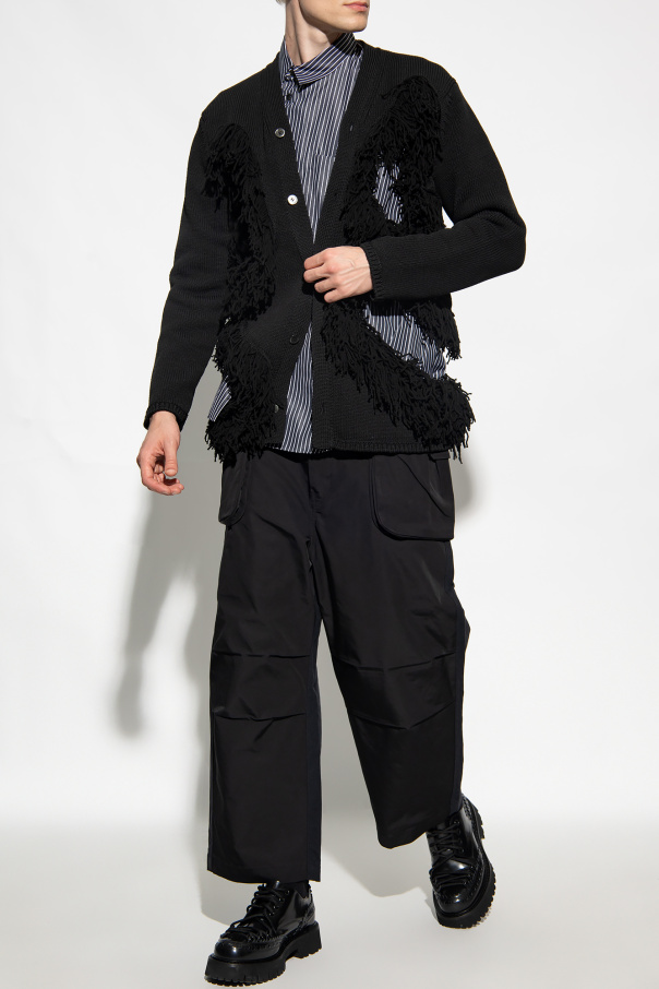 Junya Watanabe Comme des Garçons Spodnie z łączonych materiałów