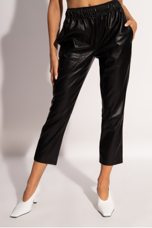 Bleu La Halle Jupes en jean Trousers from vegan leather