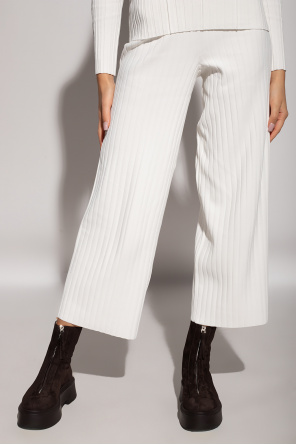 PROENZA SCHOULER WHITE LABEL PATTERNED TOP Ribbed cullotes