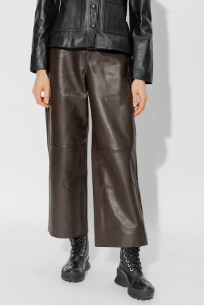 Proenza Schouler White Label Leather med trousers