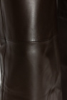 Proenza Schouler White Label BROWN Leather trousers