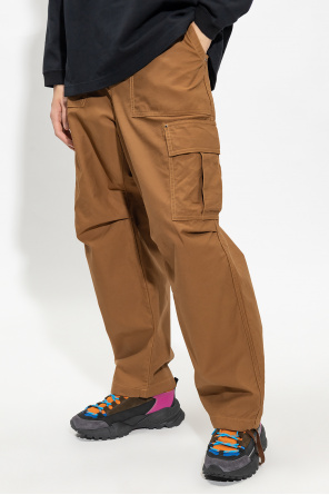 White Mountaineering Trousers paisley with multiple pockets